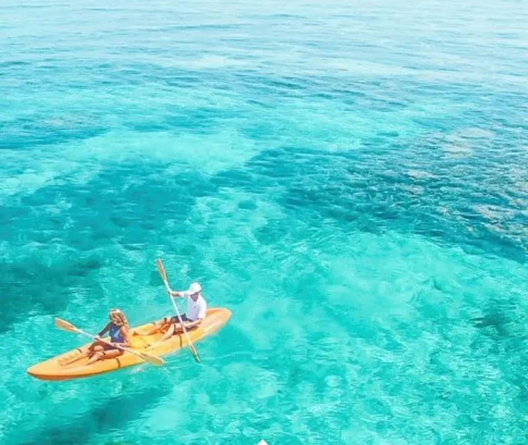 Paddleboarding at Vomo Island Resort